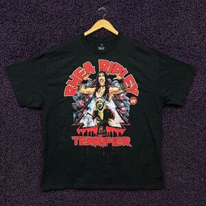 WWE Rhea Ripley x Terrifier Art The Clown Winter Collab T-Shirt Size 2X